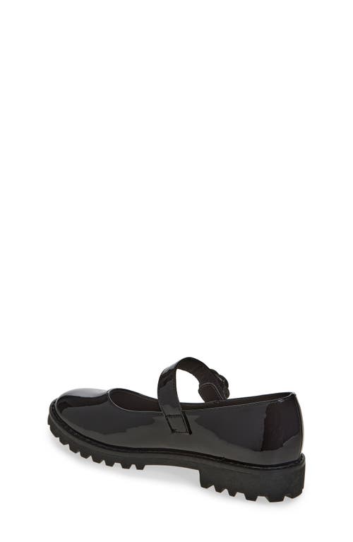 Harper Canyon Kids' Davianna Patent Mary Jane Flat In Black