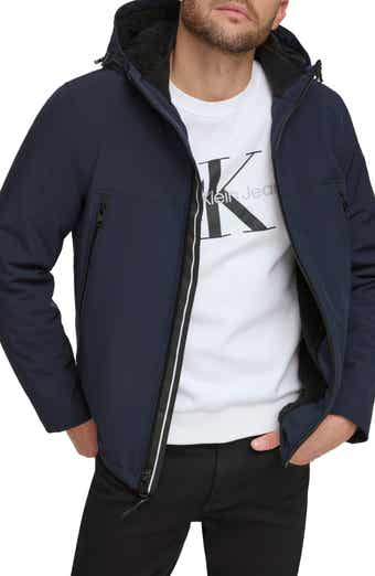 Calvin klein soft shell 2025 hooded jacket