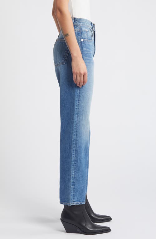 Shop Slvrlake London Nonstretch High Waist Ankle Straight Leg Jeans In Ever After