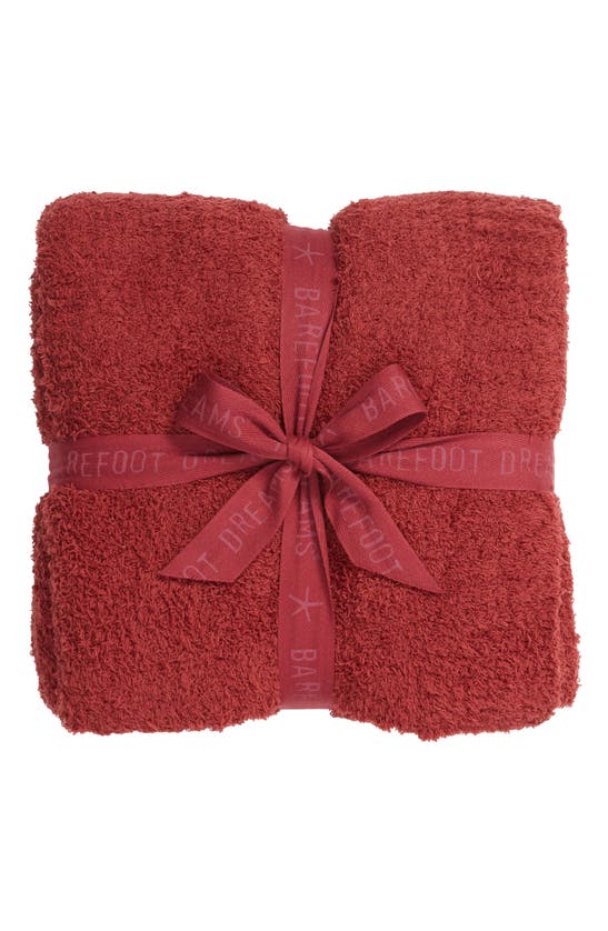 Barefoot Dreamsr Cozychic™ Throw Blanket In Cranberry
