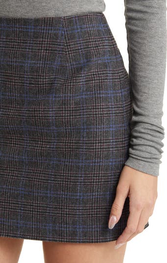 Madewell Wool Blend Miniskirt | Nordstrom