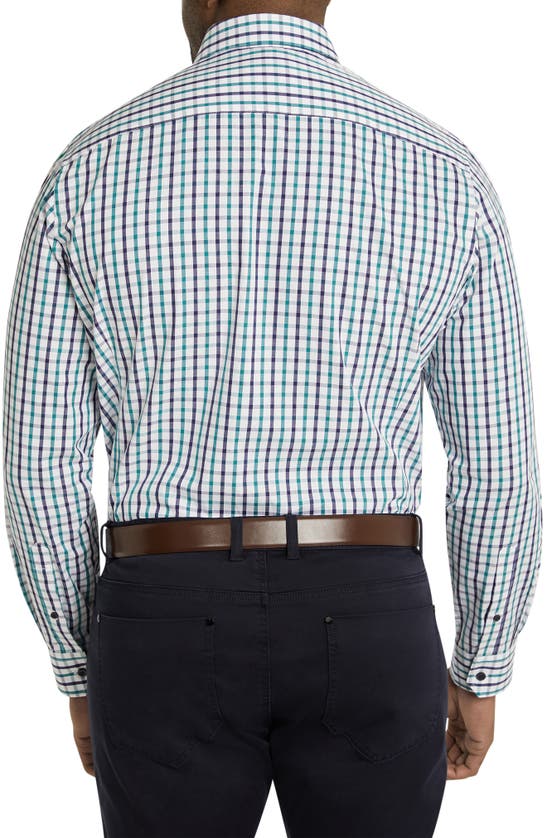 Shop Johnny Bigg Derby Check Button-down Shirt In Green