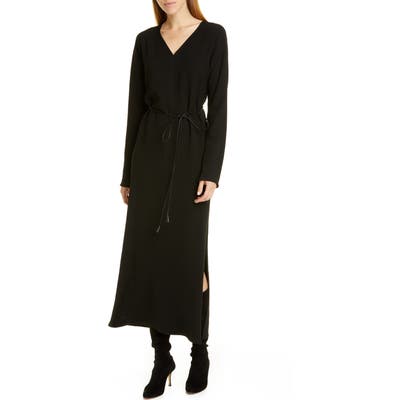 Lafayette 148 New York Thurmen Belted Long Sleeve Dress, Black
