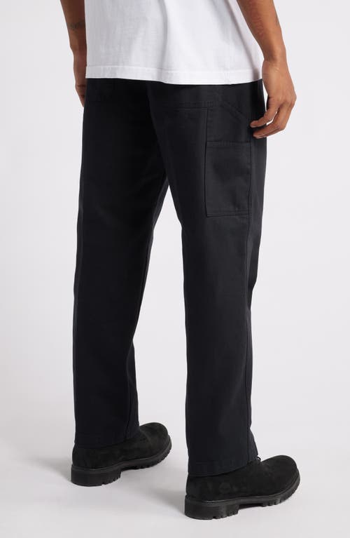 Obey Hardwork Carpenter Pants In Black