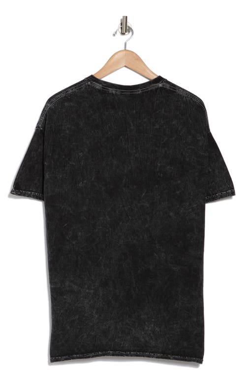 Philcos Parental Advisory Skelleton Graphic Print T-shirt In Black Mineral