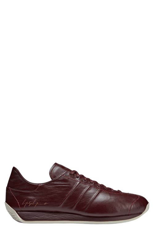 Shop Y-3 Country Sneaker In Red/red/clear Brown