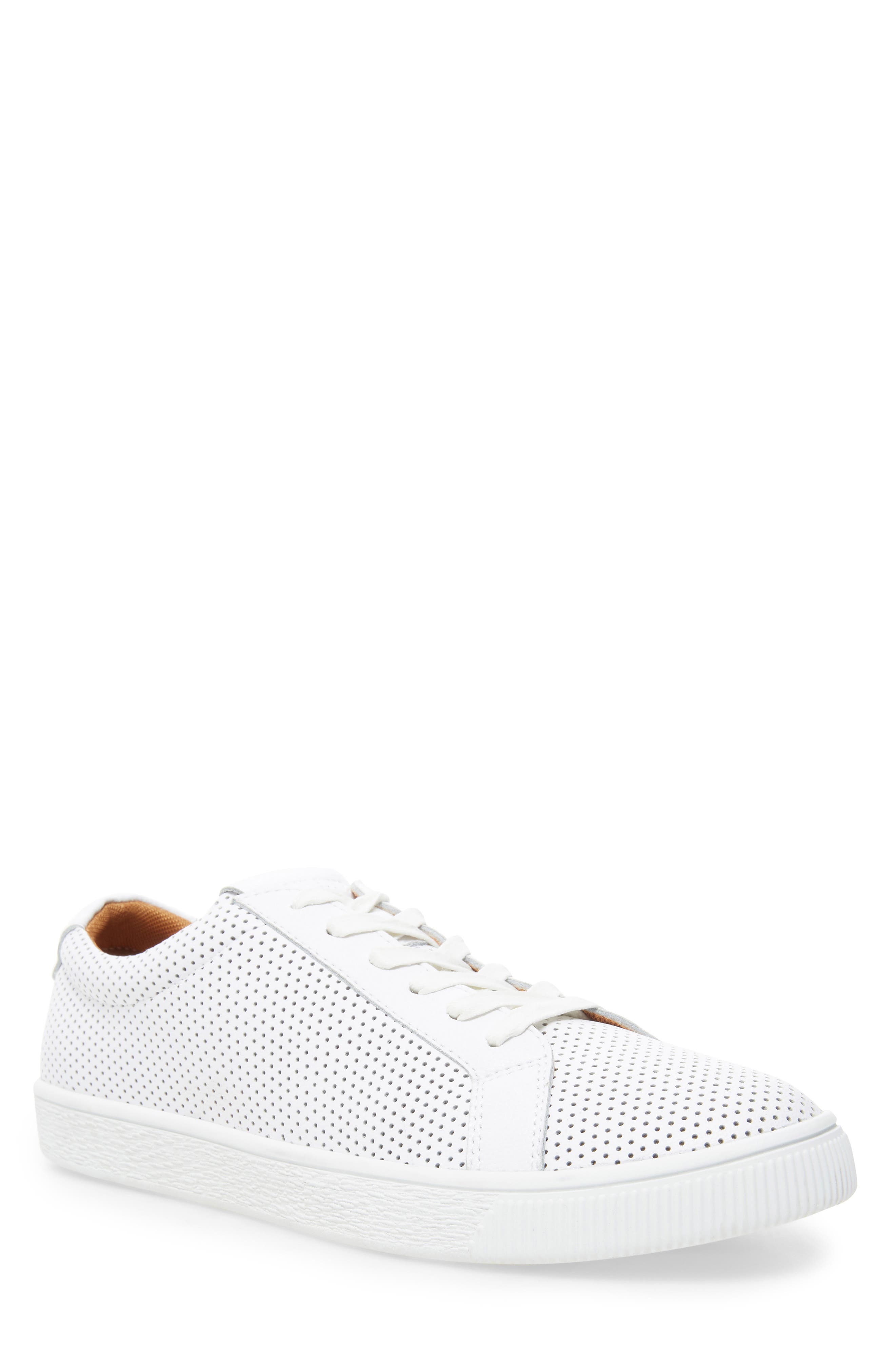 steve madden white leather sneakers