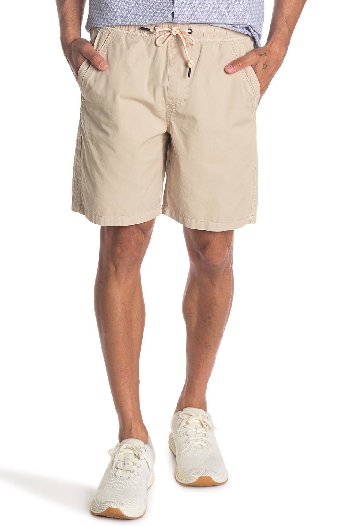 Union Denim Sun-sational Pull-on Woven Shorts In Light Beige2