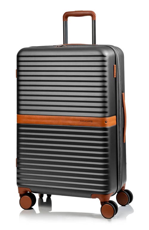 Champs Vintage Ii 24-inch Hardside Spinner Luggage In Dark Grey