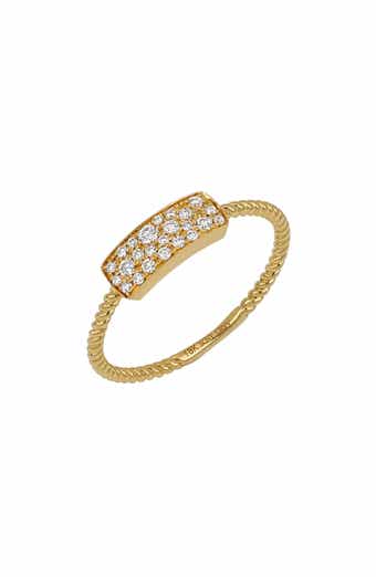 Bony Levy Rita 18K Gold Diamond Stacking Ring 0.05 ctw
