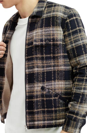 Sam crosby shop plaid coat