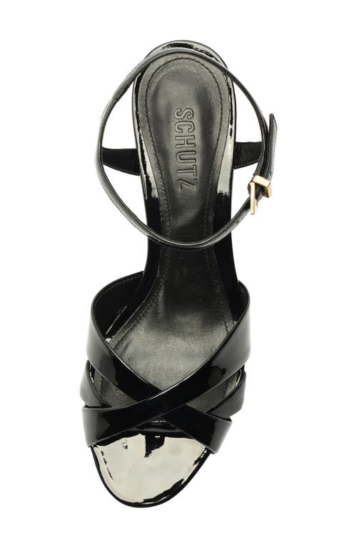 Shop Schutz Keefa Ankle Strap Sandal In Black