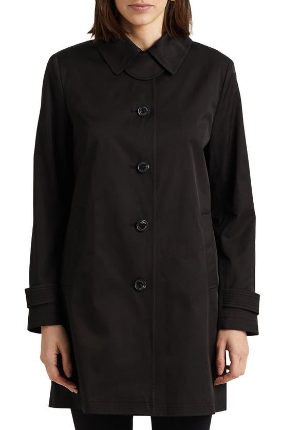 Lauren Ralph Lauren Raincoat In Black