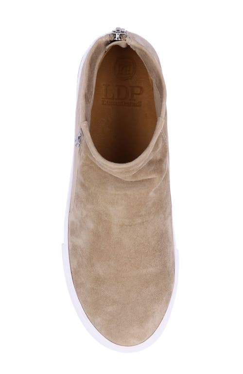 Shop L'amour Des Pieds Kaila Bootie In Taupe