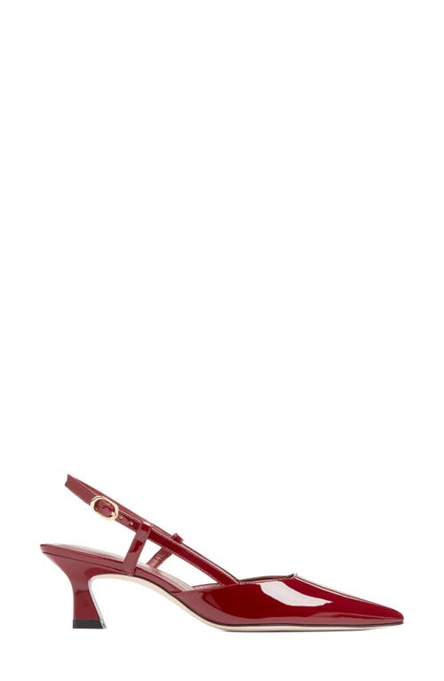 Shop Stuart Weitzman Vinnie 50 Slingback Pump In Rosewood