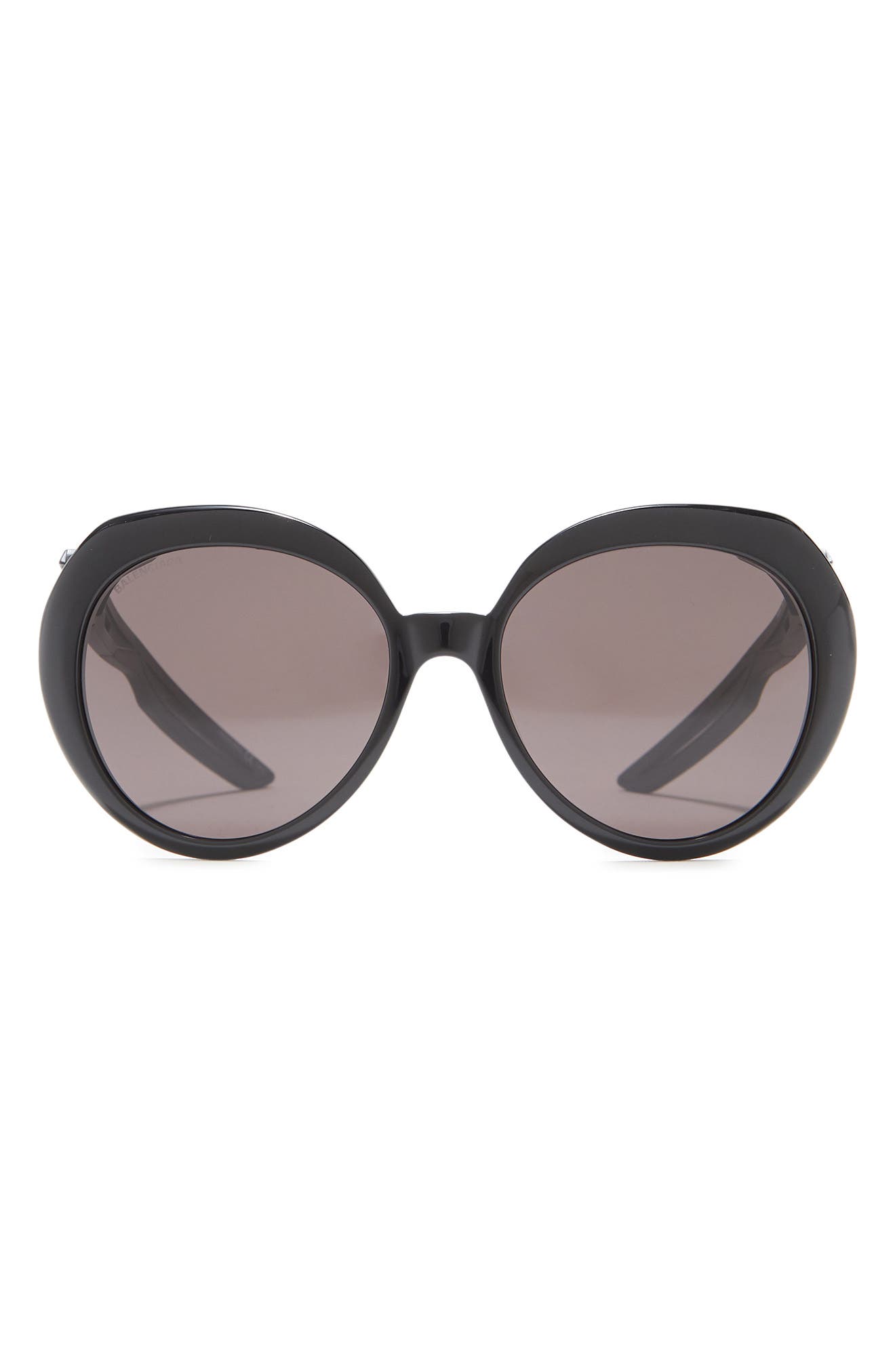 balenciaga 58mm round sunglasses