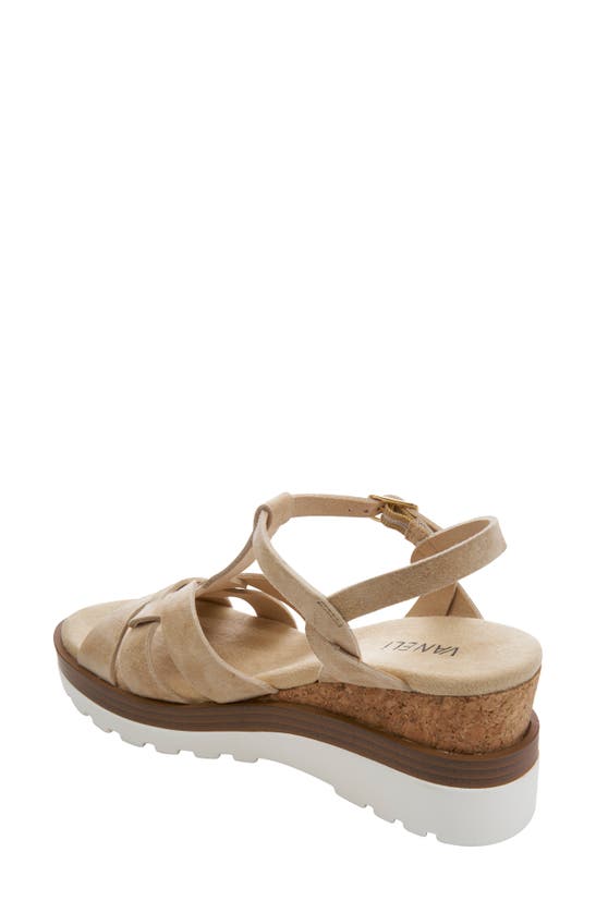 Shop Vaneli Carly Wedge Sandal In Nude