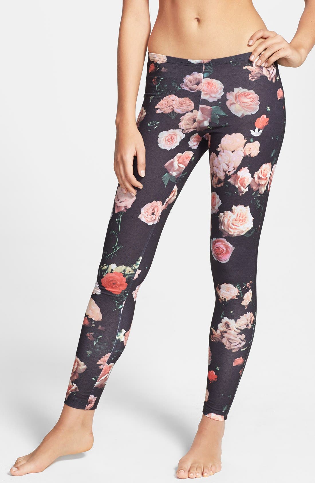 adidas leggings rose