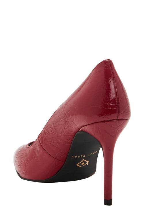 Shop Katy Perry The Revival Pointed Toe Pump In Crimson Red