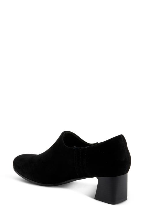 Spring Step Bakersfield Pump In Black Suede