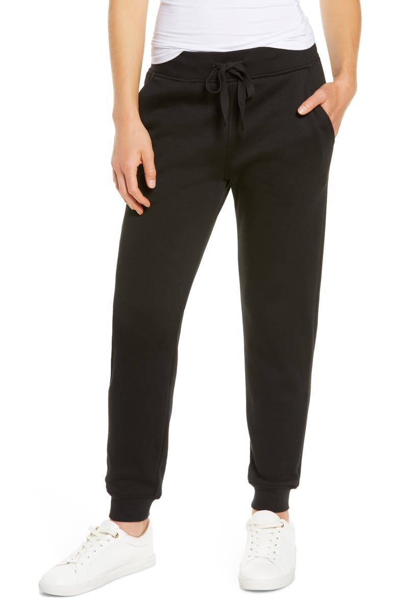 UGG Kantner Pajama Pants, Main, color, BLACK