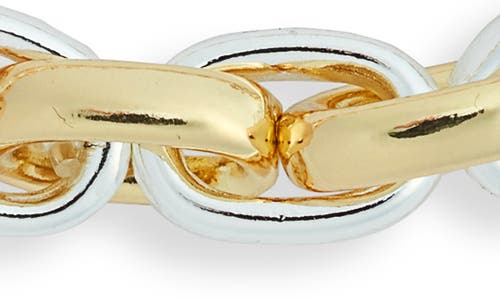 Nordstrom Stretch Link Bracelet In Goldilver