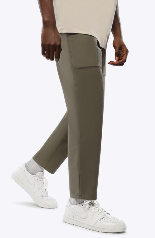 Cuts Icon Pull-on Crop Stretch Pants In Tea Leaf