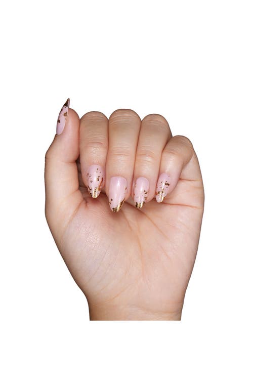 Shop Glamnetic Short Almond Press-on Nails Set In 24k