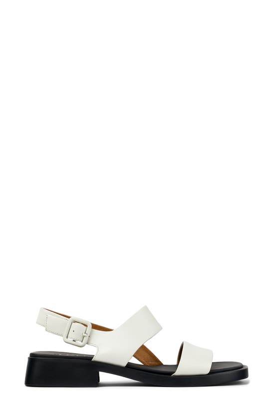 Camper Dana Sandal In White Natural