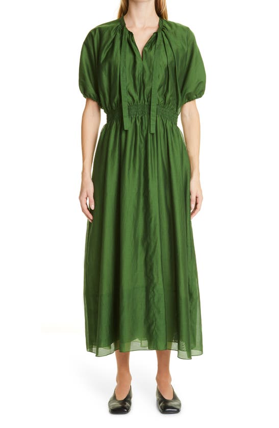 Max mara silk cheap and cotton voile dress