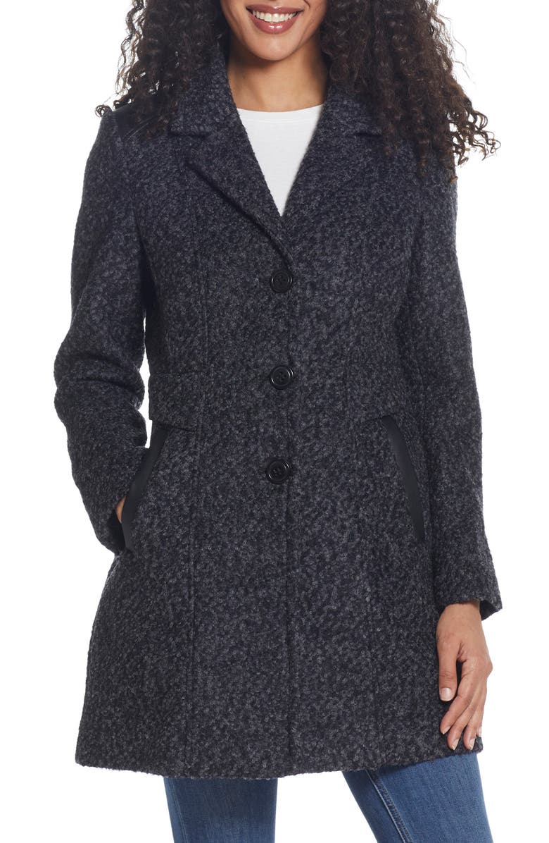 Gallery Walker Coat, Main, color, Black