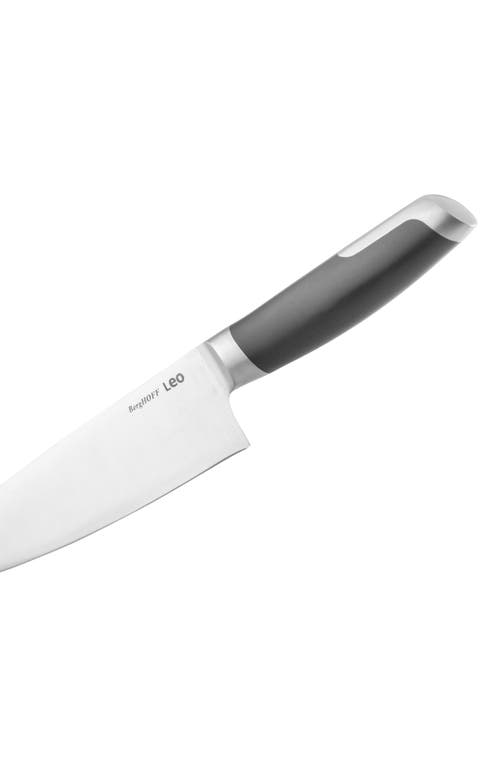 Berghoff Leo 6-piece Knife Block Set In Black/silver