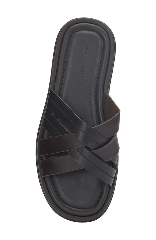 Shop Vince Camuto Naele Sandal In Black/ Mocha