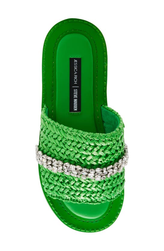 Shop Jessica Rich By Steve Madden Starlight Slide Sandal In Green