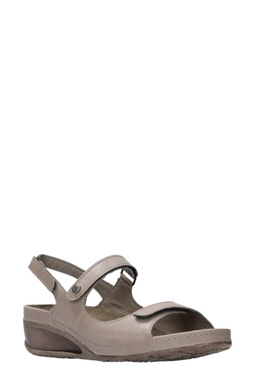 Wolky Pica Slingback Wedge Sandal Beige Biocare at Nordstrom,