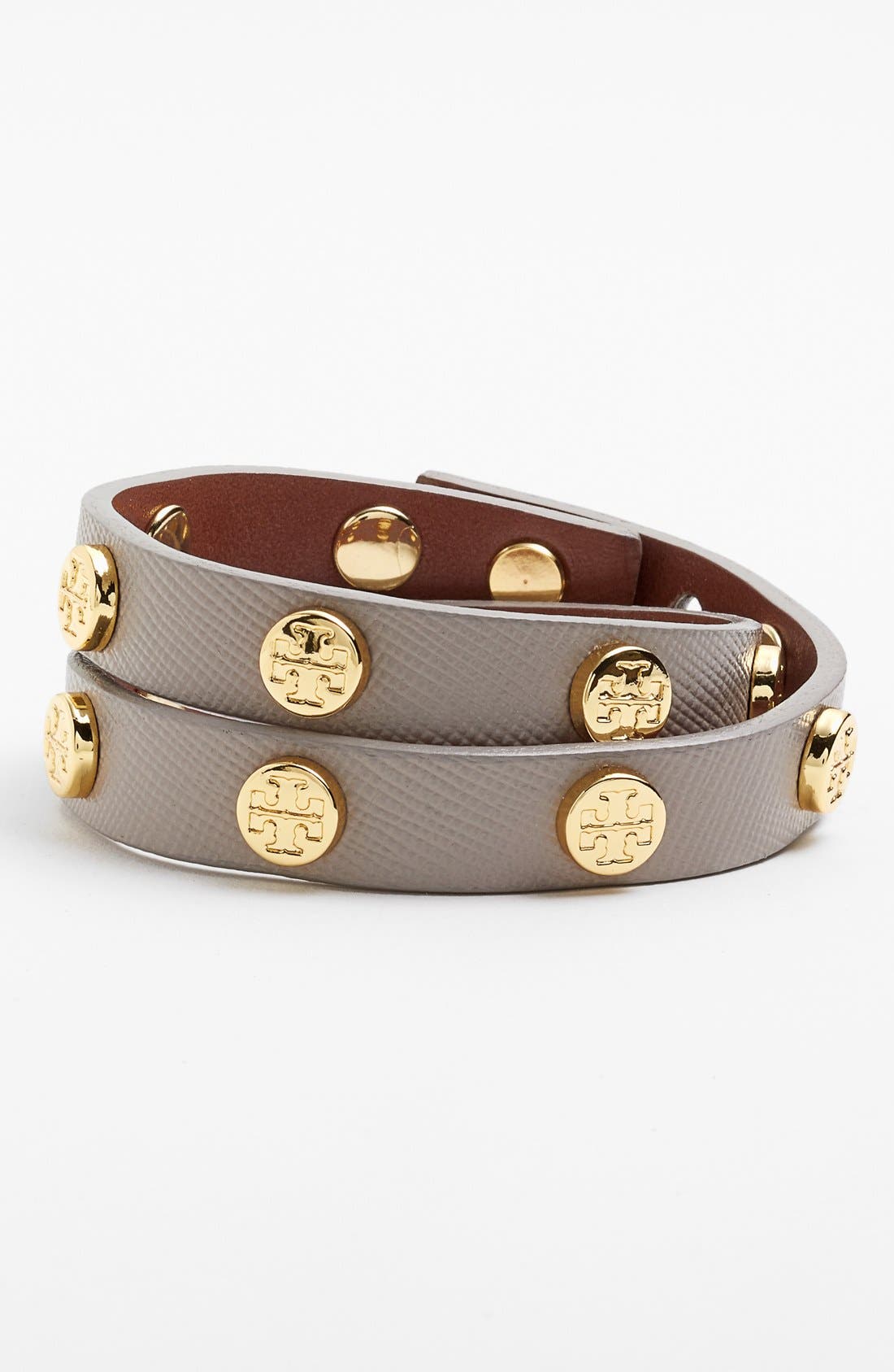 Tory Burch Logo Leather Wrap Bracelet Nordstrom