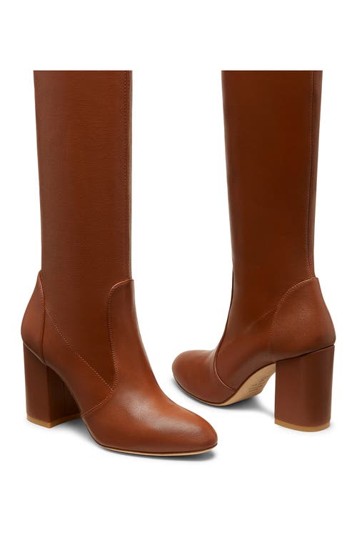 Shop Stuart Weitzman Yuliana Knee High Slouch Boot In Briddle Brown