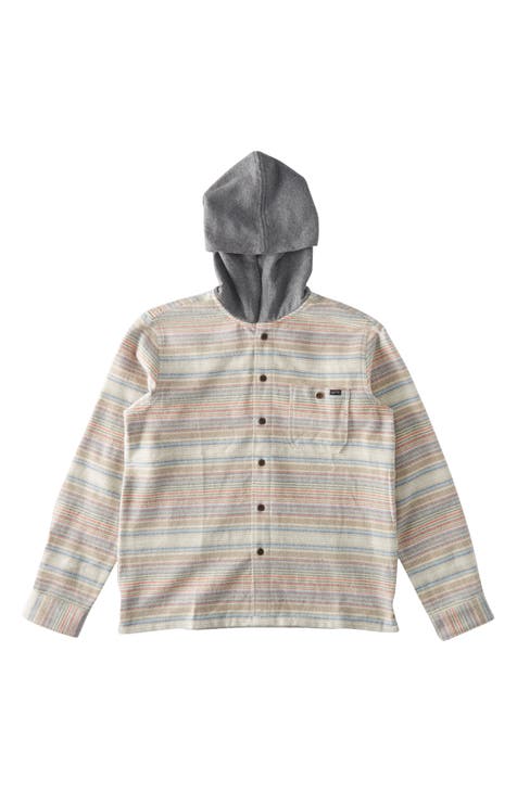 Kids' Baja Hooded Flannel Shirt (Big Kid)