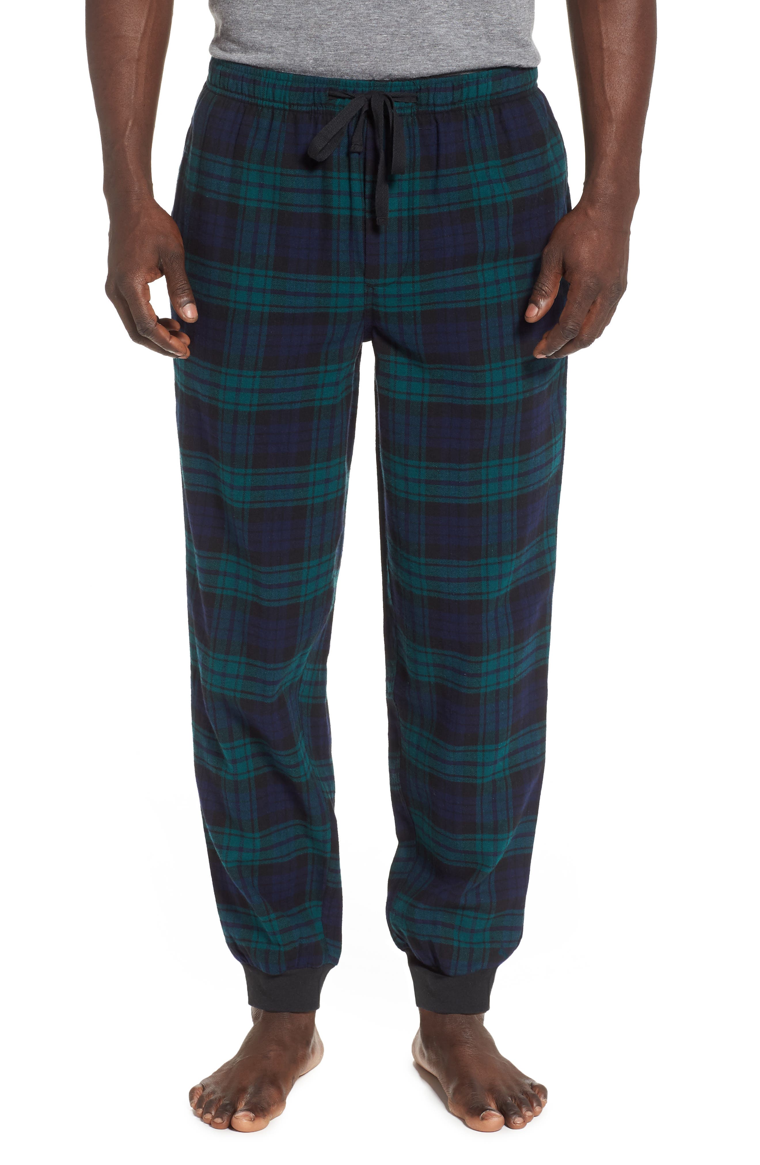 mens flannel joggers