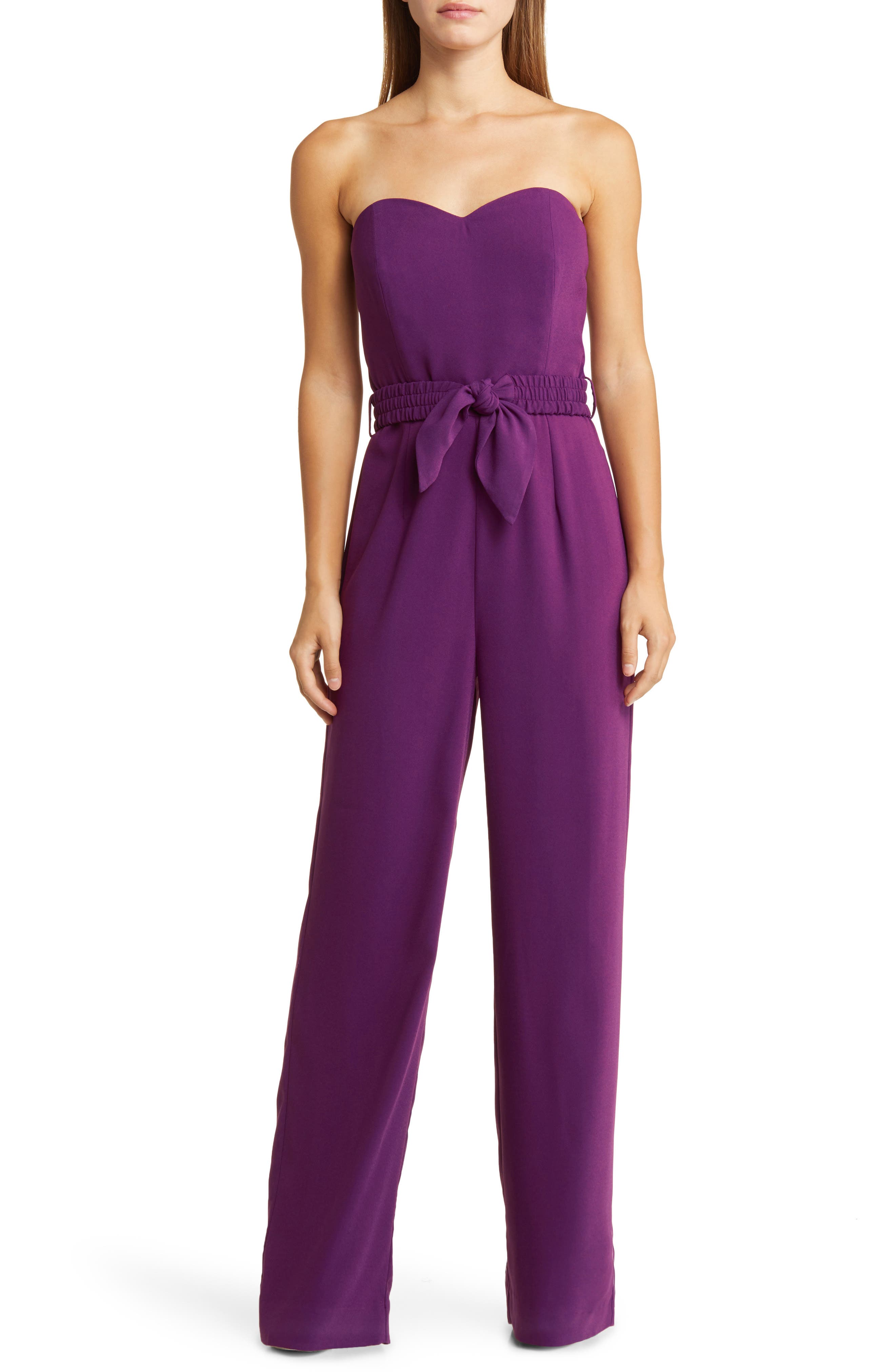 Purple Bridesmaid Jumpsuits