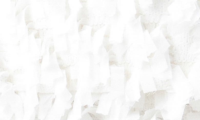 Shop English Factory Ribbon Texture Miniskirt In White