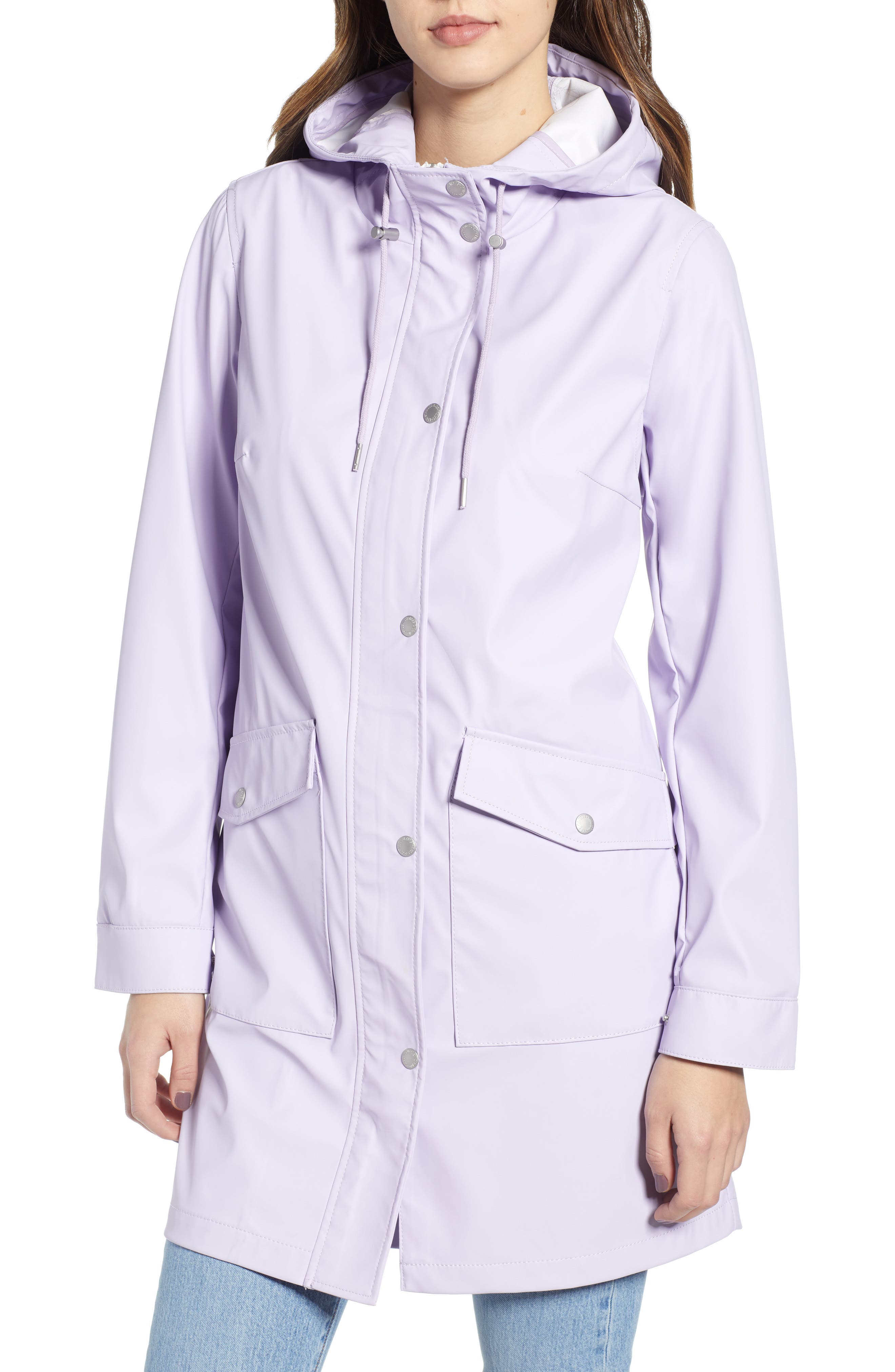 Levi's Water Repellent Lightweight Hooded Raincoat Nordstrom Rack