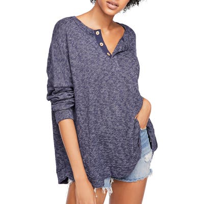Endless Summer By Free People Sleep To Dream Knit Top, Blue