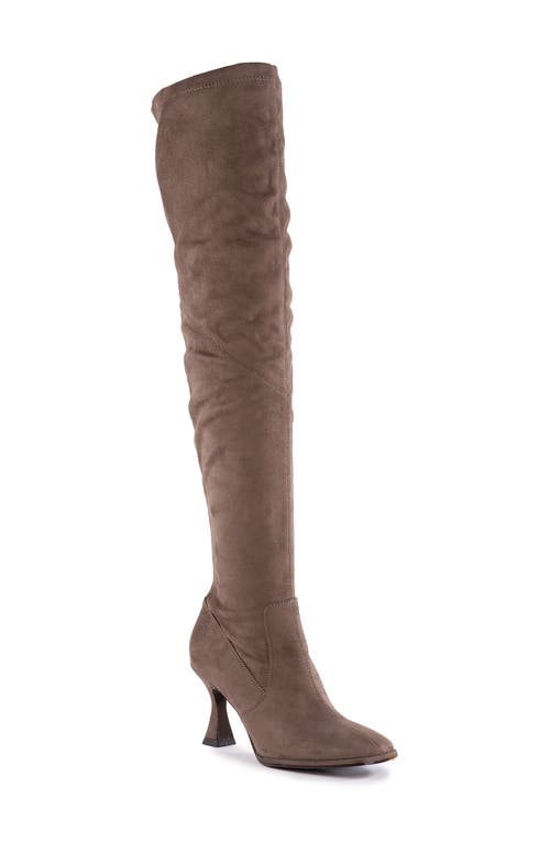 You or Me Over the Knee Boot in Taupe