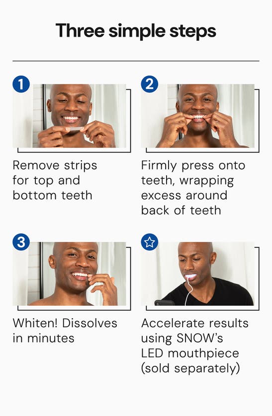 Shop Snow Diamondseries™ Dissolving Teeth Whitening Strips