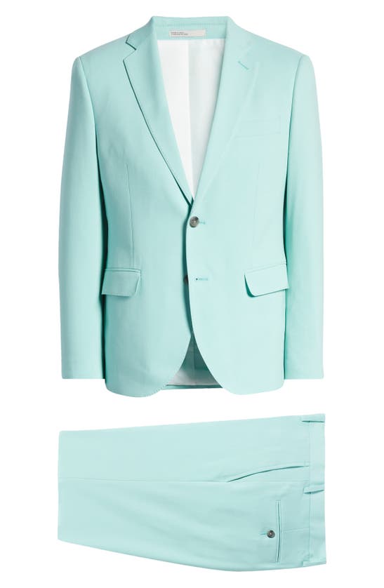 Nordstrom Rack Extra Trim Fit Suit In Green Apple