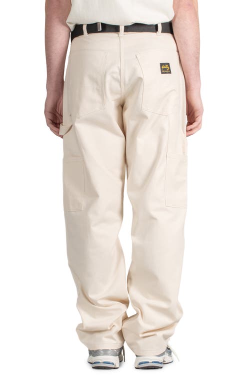 Shop Stan Ray Relaxed Straight Leg Painter Pants In Natural Drill