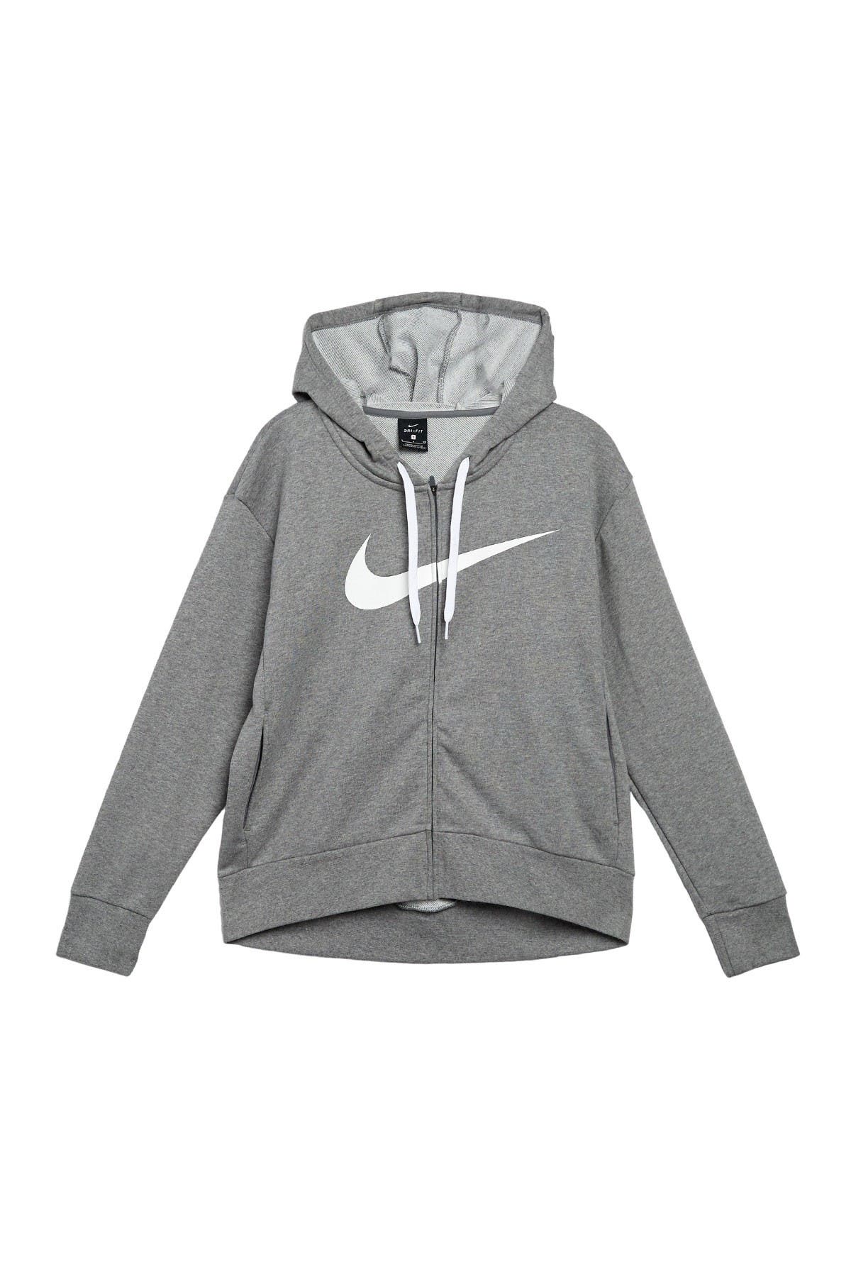 black nike hoodie with rose gold swoosh