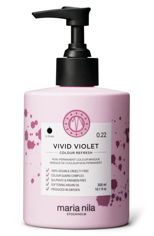 Maria Nila Colour Refresh Hair Mask In Vivid Violet