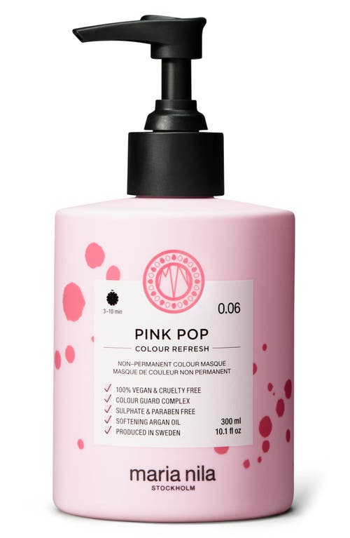 Shop Maria Nila Colour Refresh Hair Mask In Pink Pop